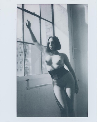 Original art nude polaroid - art,