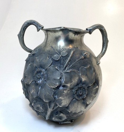Zinn vase französisch - zinn,