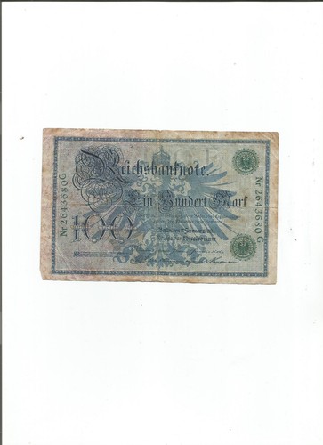 Banknote 100 mark februar - banknote,