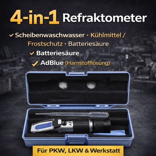 Kfz refraktometer 4in1 - kfz,