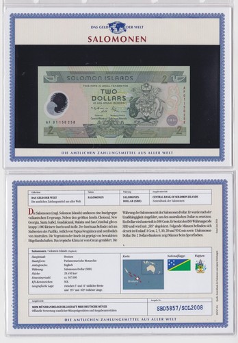 Dollar banknote salomonen - 2,