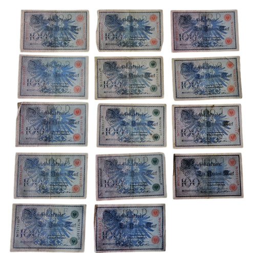 Reichsbanknoten 100 mark - 14,