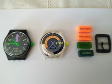 LOT MONTRES SWATCH STOP WATCH