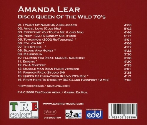 Amanda lear disco queen - amanda, of
