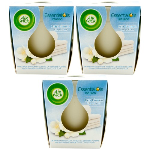 Air wick duftkerze fresh - air, linen