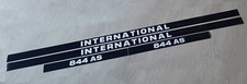 IHC Aufkleber international 844AS Traktor Logo Emblem Sticker Label lang