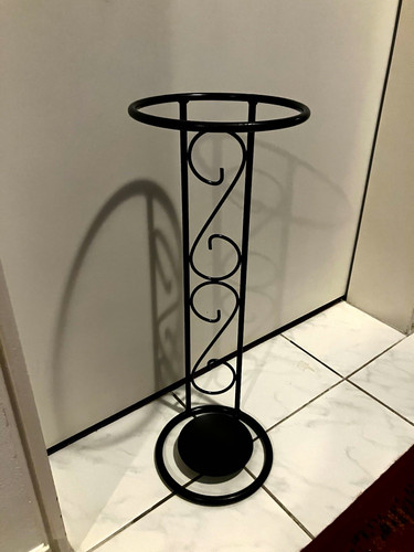 Runder schirmständer metall - schirmständer,