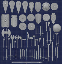 Action Figure - Fantasy Weapon