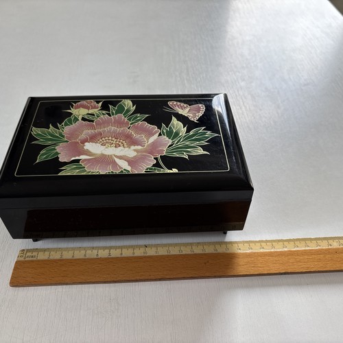 Schmuckschatulle schwarz mit - schwarz,