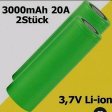 2x Akkuzelle 3,7V 3000mAh 20A