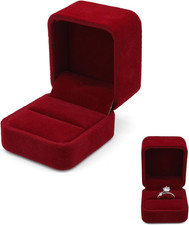 Ringkasten, Samt Hochzeit Ring