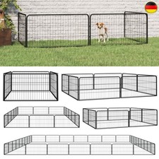 Hundelaufstall Schwarz