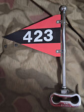 Bundeswehr Fahrzeug Standarte Fahne mit Halter Fahrzeugstander 423