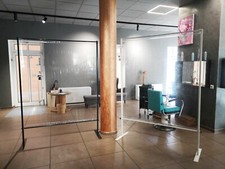 Mobile Stellwand/Trennwand