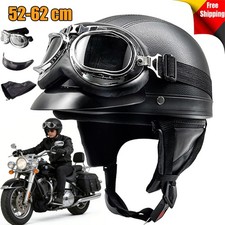 NEU Motorradhelm Vintage