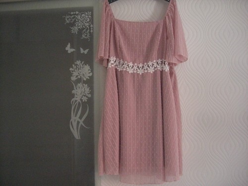 Wunderschönes rosa kleid - kleid, gr