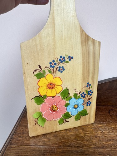 Vintage handbemaltes holz - vintage,