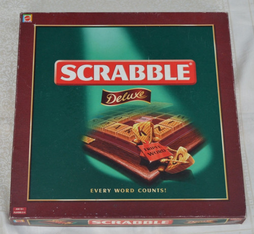 Mattel scrabble luxe set - scrabble, de