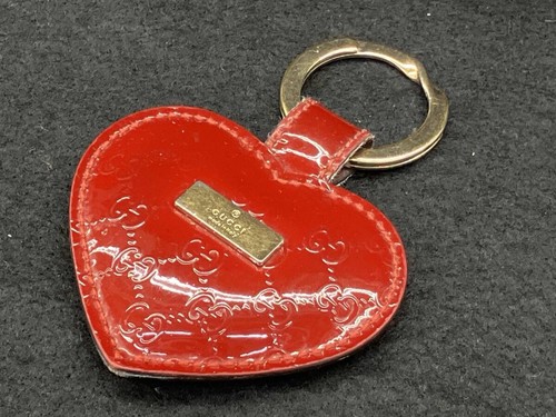 Gucci leder herz emaille - gg,