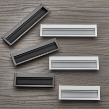 Möbelgriff Einlassgriff Muschelgriff EL-12 Länge 130-194 mm Schrankgriff SOTECH