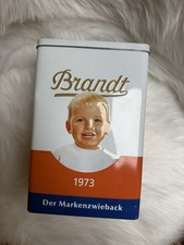 Zwieback Brandt Blechdose
