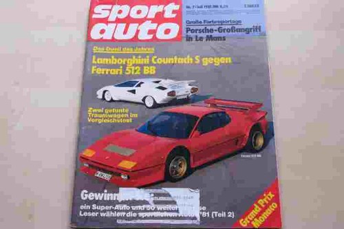 Sport auto 1981 - sport,