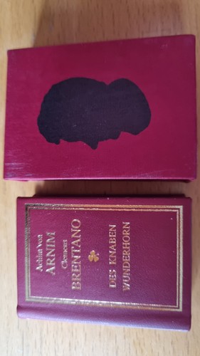 Minibuch kopfgoldschnitt - minibuch,