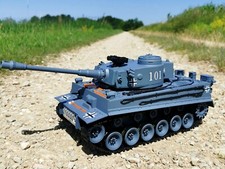 RC 2,4 Ghz Panzer TIGER Ferngesteuerter Kampfpanzer mit Schussfunktion