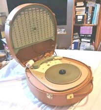 Plattenspieler in Hutschachtel 60iger Jahre, funktioniert super