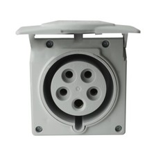 CEE Wandsteckdose mit