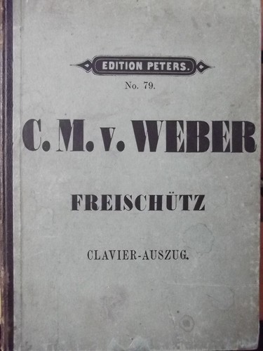 Von weber der - m.,
