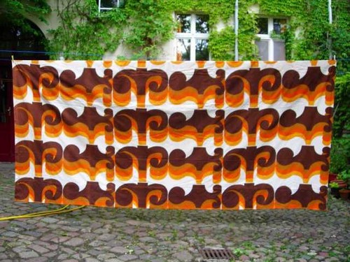 Retro deko stoff - retro, 70er