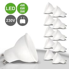 230V LED Leuchtmittel 4W 6W 9W GU10 Spot Birne Strahler Set 10x