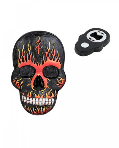 Totenkopf mit flammen als - mit,