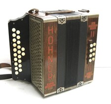 HOHNER  DIATONISCHES  AKKORDEON-Modell CLUB    ~ I  ~   - ca. 1930er Jahre