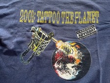 Tattoo The Planet Vintage Shirt Slayer Pantera Cradle of Filth Static-X Metal 2