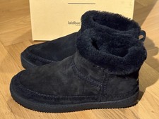 LAIDBACK LONDON Lammfell Booties 39 NYUKI Fell Winter Boots schwarz NEU