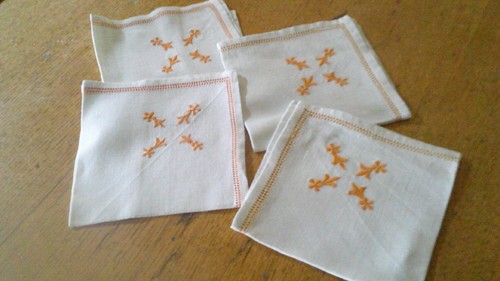 Vintage bestickte irische - bestickte,