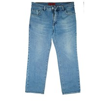 Pierre Cardin Dijon Herren Jeans Hose stretch Straight W34 L28 used Look Blau