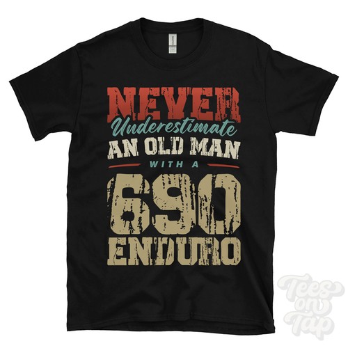 Lustiges shirt unterschätze - t-shirt,