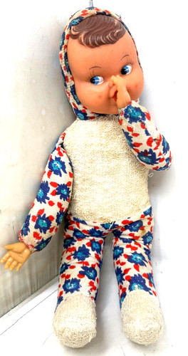 Puppe daumenlutscher gummi ddr - puppe,