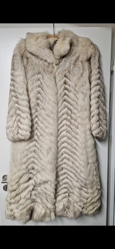 Blaufuchs vintage pelzmantel - vintage,