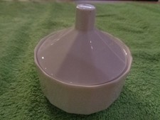 Zuckerdose  6 Pers. Polygon weiß  kein Hotelgeschirr von Rosenthal