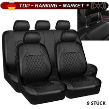 9 teile/satz Universal Auto Sitz Set PU Leder Auto Sitzkissen Vollständig