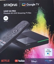 Strong Leap-S3 Pro Premium 4K UHD Streaming TV Box Neu in der Originalverpackung
