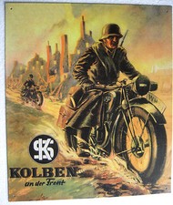 Blechschild Motorrad NSU KS