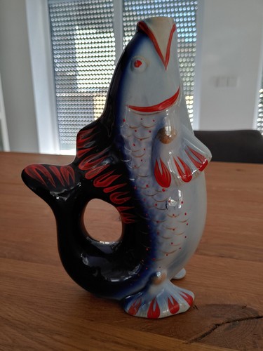 Vase karaffe fischform - karaffe,,
