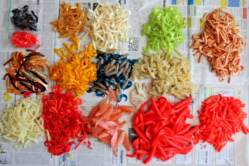 Gummifische konvolut angeln - gummifische,