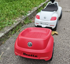 VW Beetle Rutsch Auto Bobby Car mit Hänger Kinderauto Fahrzeug Junior NP 139 €