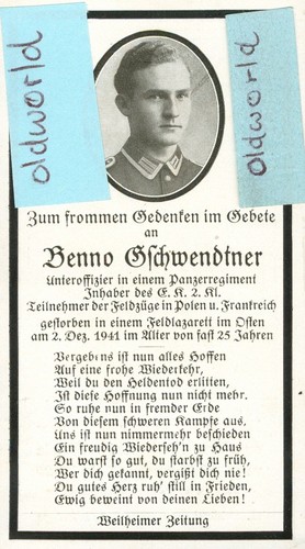 Wk2 sterbebild deathcard - sterbebild,